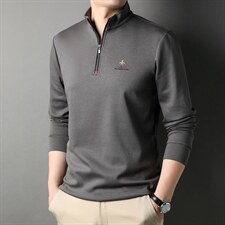 G99613男式秋季服装新款长袖T恤青年翻领卫衣四季打底体恤P65，男装卫衣，电商B360