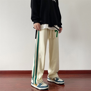 秋季织带宽松休闲裤宽松直筒长裤子227-2*K50*P60控78图片