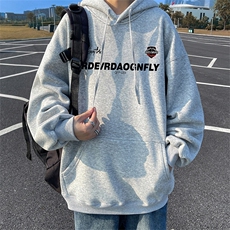 抖音得物供货可提供视频春装重磅美式宽松连帽卫衣DL2412，男装卫衣，电商A486-1