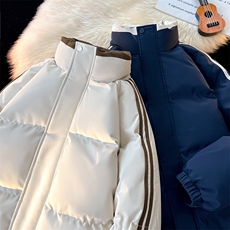 !加厚棉服冬季拼色条纹情侣立领棉衣815A-CM99062-P82特，男装棉衣，星座815A