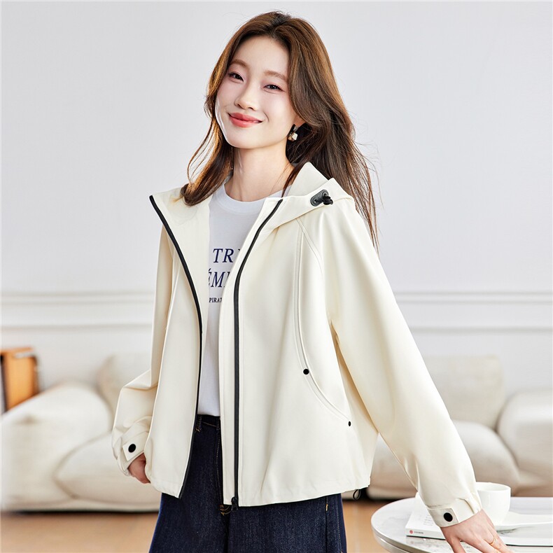 现货！时尚气质外套女短款2026年春季女士上衣，女装短外套，沐七七