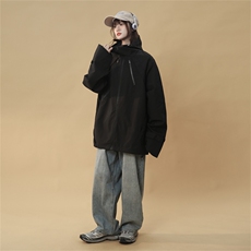 JK5010/P70秋装新款个性冲锋衣夹克男潮上衣百搭外套，男装夹克，电商A141