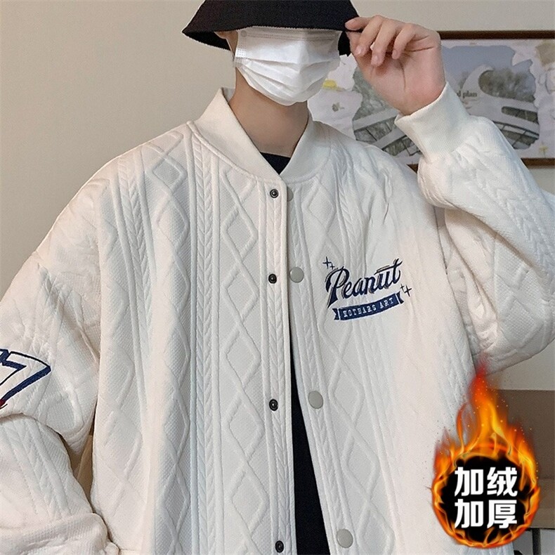 夹克外套男2025年春秋ins潮牌男友风高街宽松百搭情侣夹克JKRF012,男装夹克,星座516A