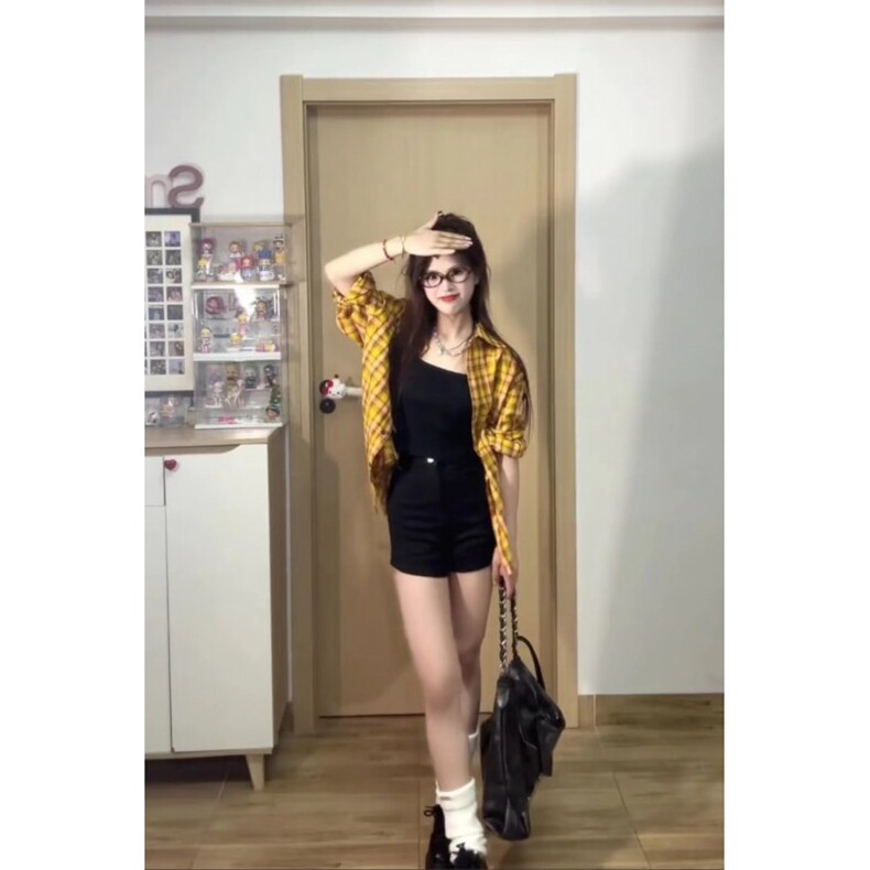TC795-P45时尚港风条纹衬衫外套女春秋季长袖休闲垂感衬衣,男装衬衫,星座617A-2