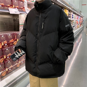 面包服男韩版ins潮流bf原宿风冬季加厚情侣保暖棉袄棉服外套图片