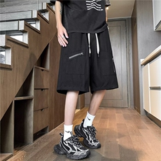 工装休闲短裤男女韩版潮流高街百搭2026夏季ins五分裤K6269-P32，男装牛仔裤，星座412-2