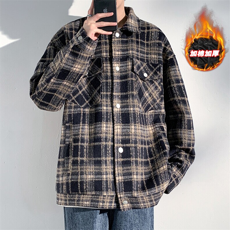 特P75无差价改加棉小香风棉服男加厚大码棉衣外套J606J加棉,男装棉衣,电商A001