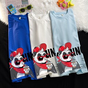 HT73218-P22 华夫格t恤男短袖男大码五分袖 毛毯图片