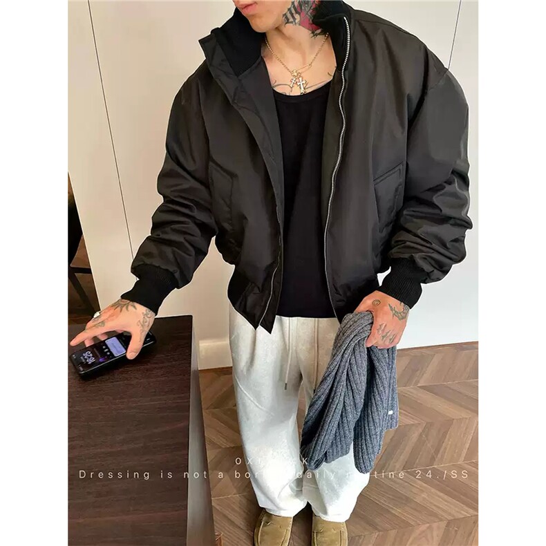 网图现货5w三防水冬季短款棉衣中性夹棉加厚外套男装MY2509特P55，男装棉衣，电商A233-1