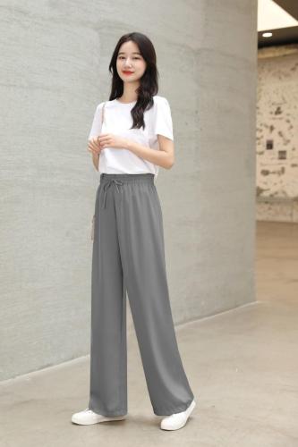 (现货)夏季新品碳酸显瘦阔腿裤,女装,艺尚丽人