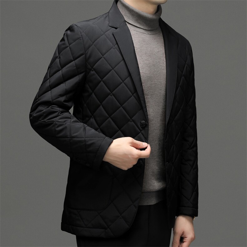 CSMF20236钱塘2020-2中年男士商务休闲简约冬季厚款西服P165,男装西服,钱塘207-2