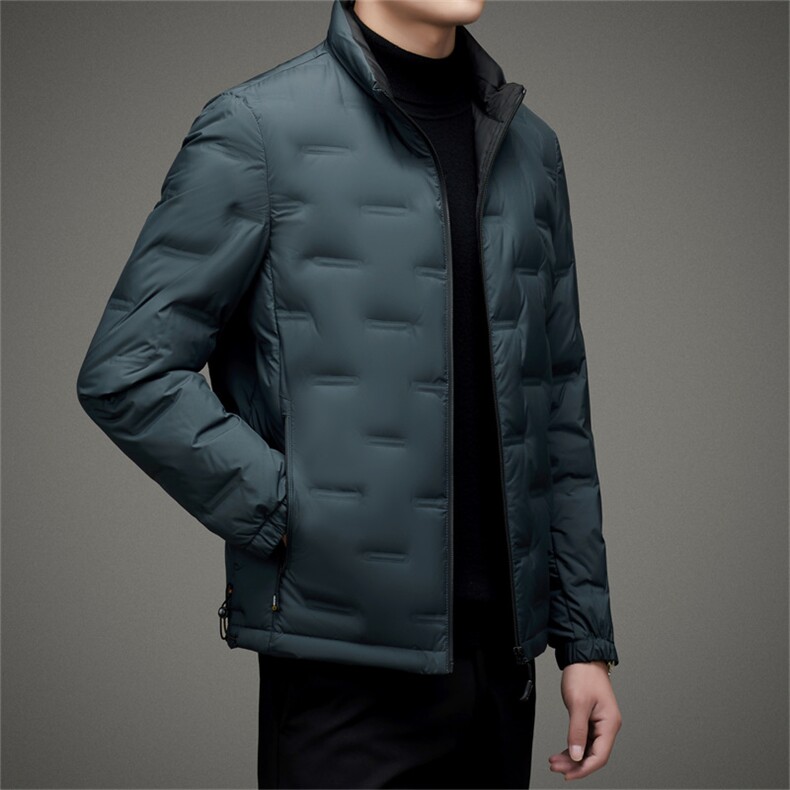 BAMJ-8925钱塘2020-2商务休闲简约中年男士冬季厚款羽绒服P160，男装羽绒服，钱塘207-2