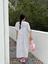 时尚韩版宽松连衣裙，胖瘦都能穿，女装连衣裙，衣宫主