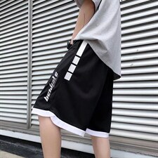 2023新款韩版宽松休闲裤夏季美式宽松运动五分裤K3321-P25，男装休闲裤，星座512-2