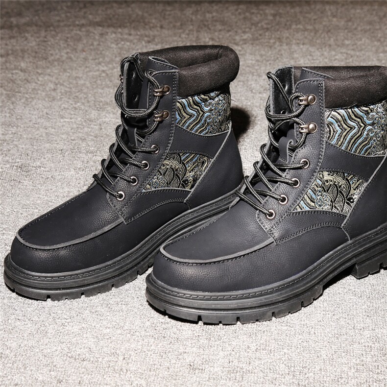 新款男士靴子风马丁靴民族风男子鞋子180，男鞋靴子，星座917（原B382）