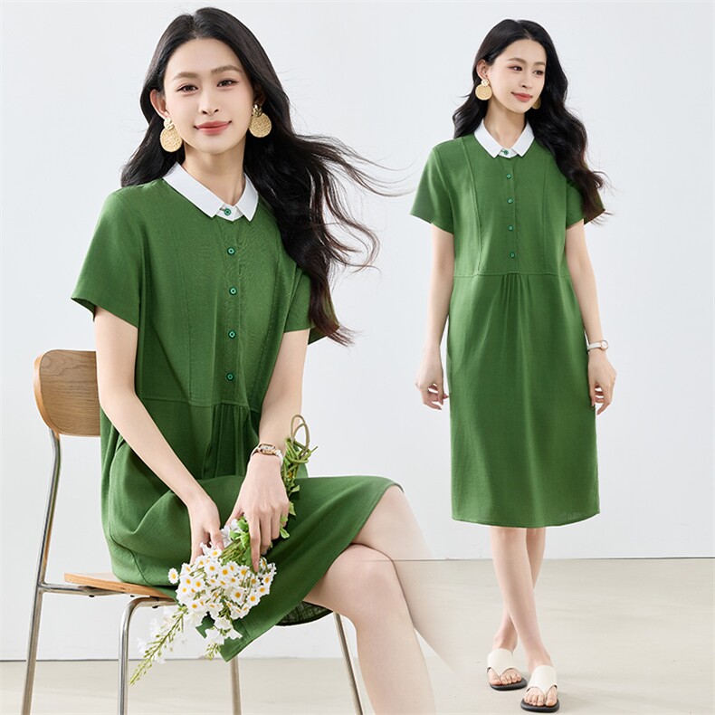 2026年夏季新款修身显瘦连衣裙,女装连衣裙,梦芯尔