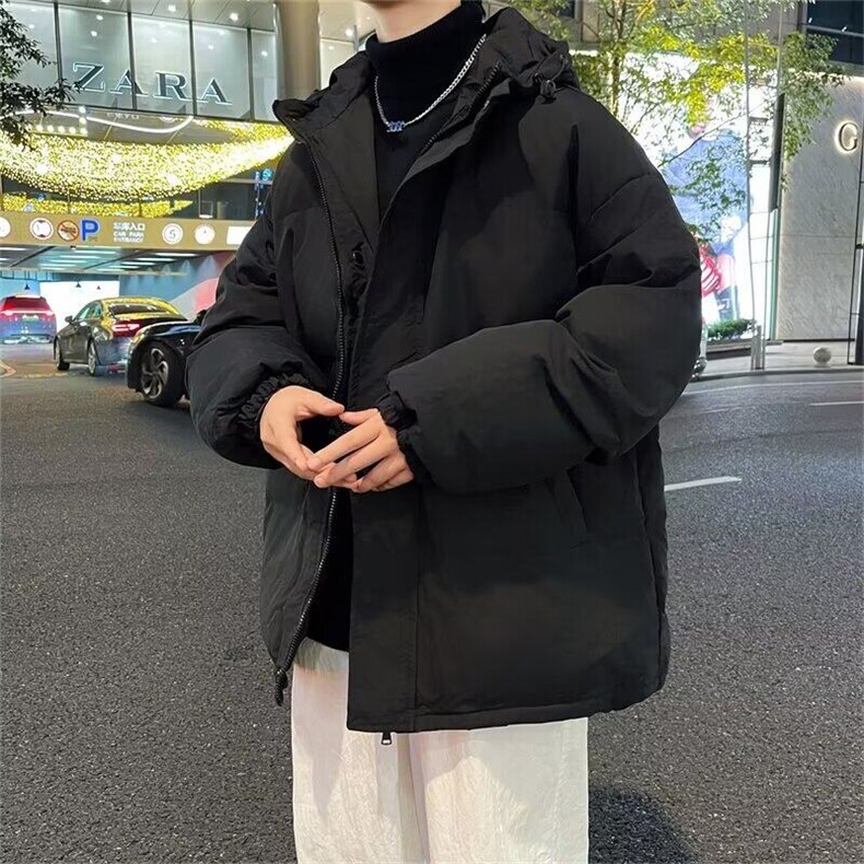 新款棉衣男冬季加厚棉袄外套宽松面包棉服韩版潮流,男装棉衣,星座1013