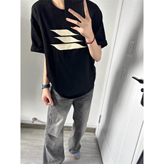 重磅纯棉短袖T恤男夏季美式潮牌印花cleanfit宽松情侣款半袖体恤，男装牛仔裤，星座603-2