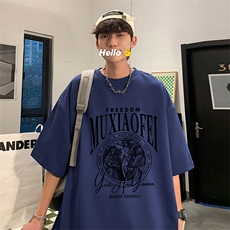 量大优供视频220克美式短袖t恤T2968得物直播有280克品质，男装T恤，电商A486
