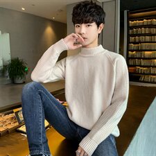 Tim-MY718毛衣男半高领2021秋冬季新款针织衫港风潮牌线衣，男装针织衫/毛衣，电商D310（原电商305）