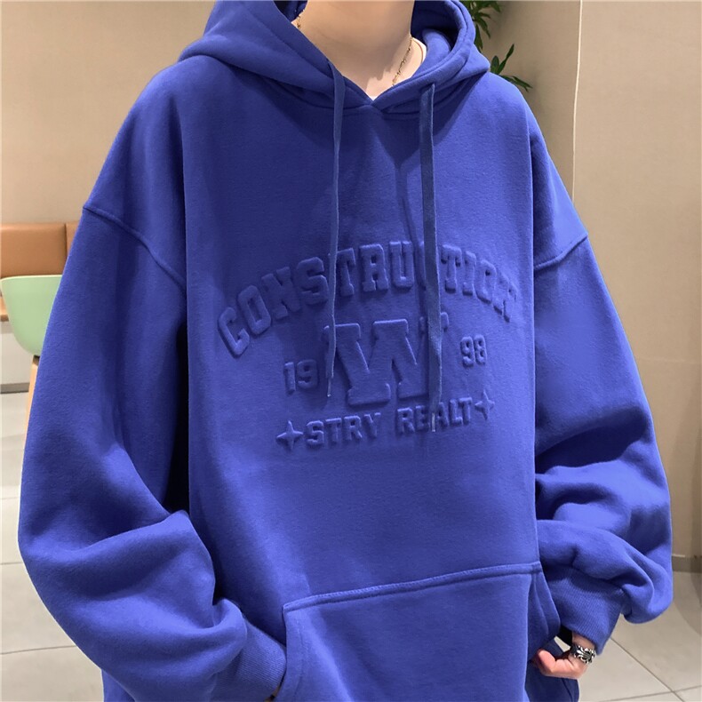 抖音品质供货2025秋冬新款凹凸钢印连帽卫衣A158-WY61-P65,男装卫衣,电商A158