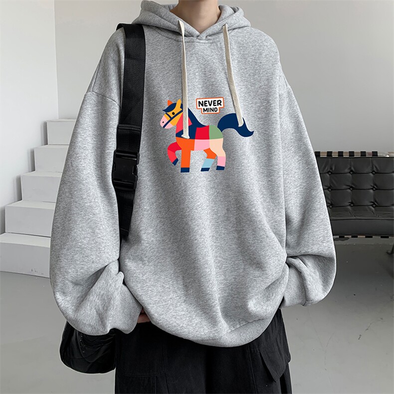 连帽卫衣男大码胖子帽衫大号运动服WY2458-P35,男装卫衣,电商A040