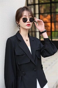 [现货]春装，短款小外套收腰，两色、三个尺码图片