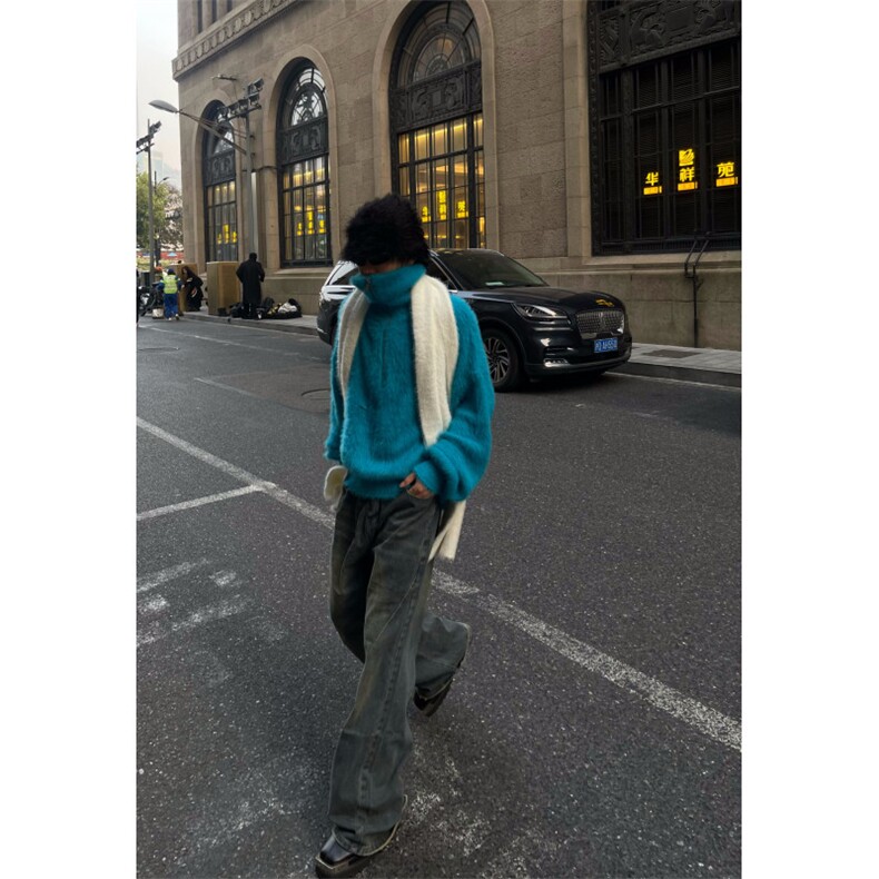 自家图，不拿货牛仔裤男秋冬微喇叭cleanfit裤子-KZA32-P55,男装牛仔裤,星座1007（原301D）