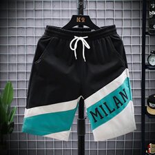 短裤男生夏季潮流宽松5分运动ins百搭外穿中裤休闲五分裤V103，男装休闲裤，星座509