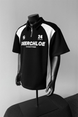 405A高街美式翻领半拉链设计感印花polo短袖T恤T2533-P45控68，男装T恤，星座405A