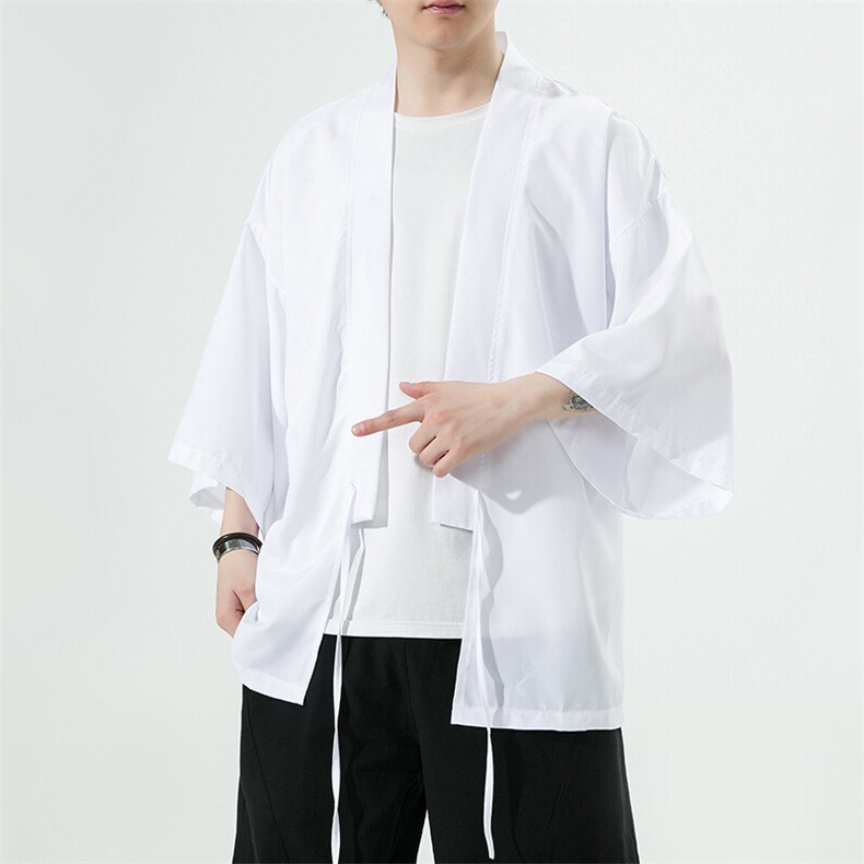 2025风冰丝大码宽松披风男七分袖潮防晒服风衣砖墙222p特p25,男装风衣,星座815（原A203）