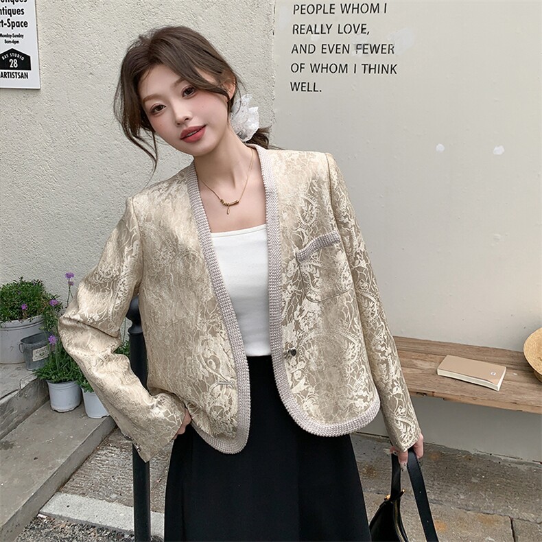 现货新款2025春小香风外套1C119-8855-P155-K238,女装连衣裙,英标秀
