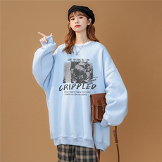 2024春装新款美式hiphop连帽卫衣高街潮流宽松卫衣W157P30控48，男装卫衣，A247A