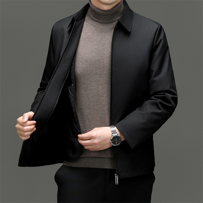 BN23603钱塘2020-2商务休闲冬季厚款中年男士85鹅绒羽绒服P210,男装羽绒服,钱塘207-2