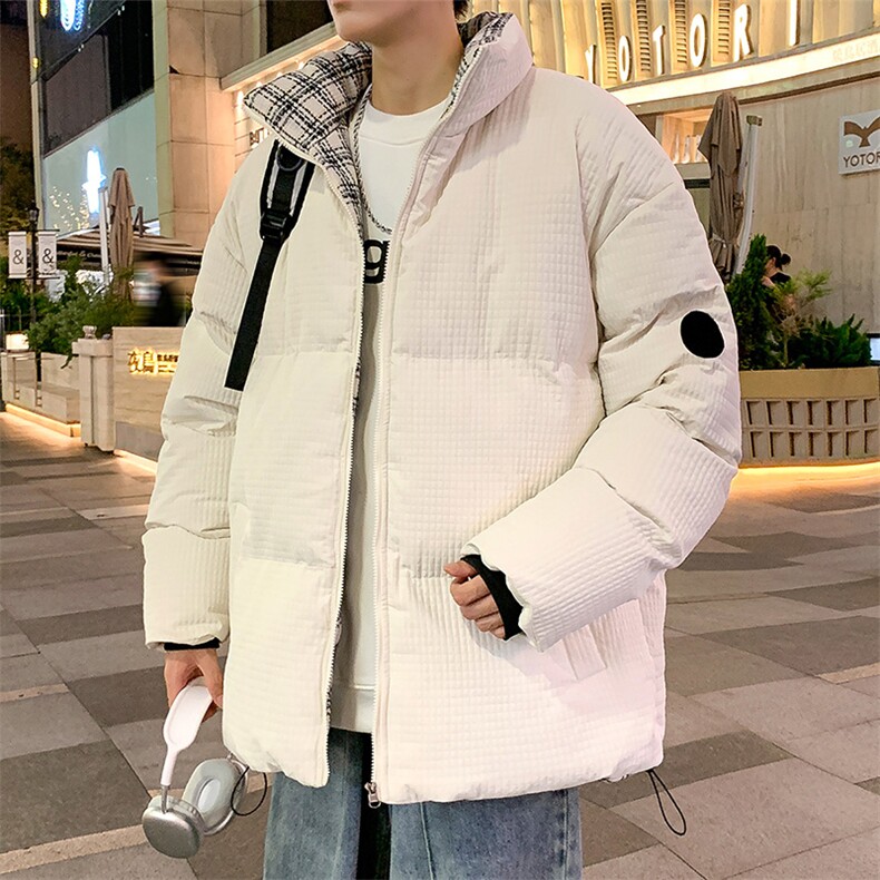 潮流宽松立领棉衣百搭休闲棉服A161-7705图片
