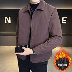 男装二棉夹克外套男加棉加厚袄子棉服冬季棉衣男C317-M5316-P125，男装夹克，电商C317