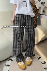 2025夏季新款内景美式格子牛仔裤M-5XLGK25493-特P35，男装牛仔裤，电商A022