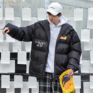 2020冬装新款港风宽松保暖棉衣男士潮流外套 A436-W898图片