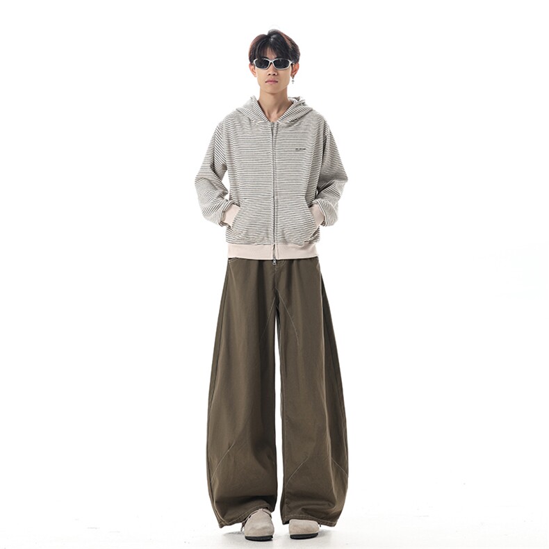 2026春季弯刀牛仔裤男女复古风美式宽松休闲水洗阔腿裤ST9017P50,男装牛仔裤,星座1112-1