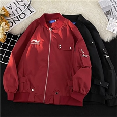 潮流外套男美式高街设计感棒球服秋季新款潮牌小众夹克W5105-P67，男装夹克，星座412-3