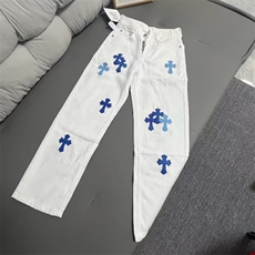 现货DKF015-批60原版4粒扣重工十字架刺绣直筒牛仔裤，男装牛仔裤，星座603-2