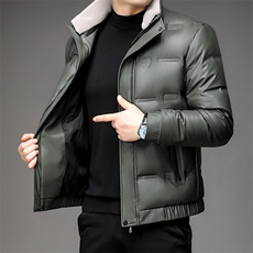 立领羽绒服保暖男装90白鸭绒保暖宽松大码防寒服XY29219-P310，男装羽绒服，星座1105-3