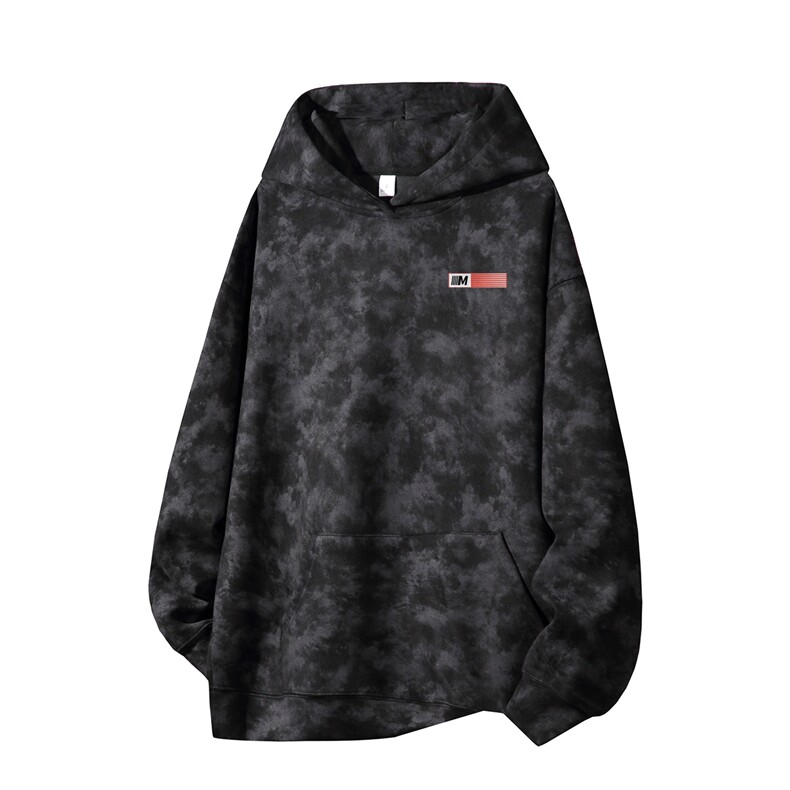 得物供货、重磅420克现货麂皮绒扎染卫衣HD019-1-WL25296ZR-P45,男装卫衣,电商019-1