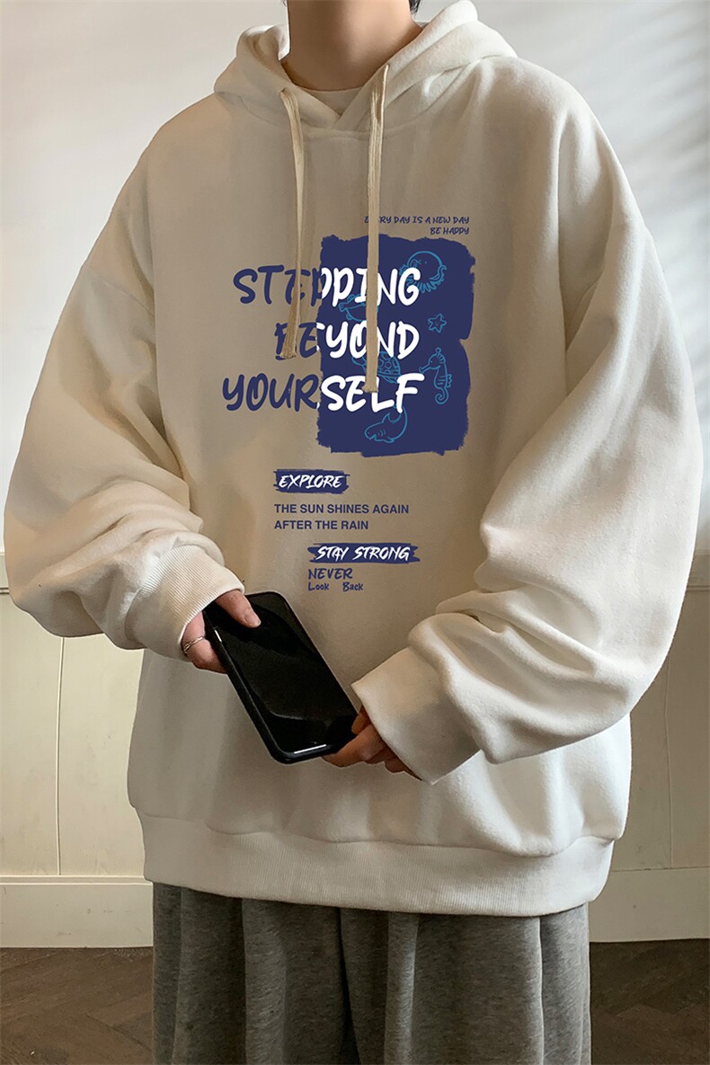 连帽卫衣男大码运动服帽衫外套WY2345-P35,男装卫衣,电商A040
