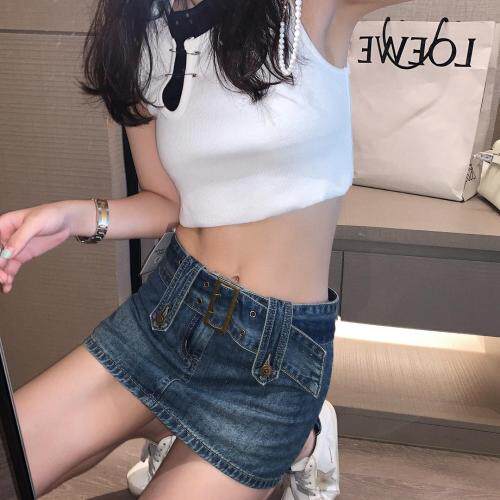 辣妹牛仔裙，女装，XTZ style
