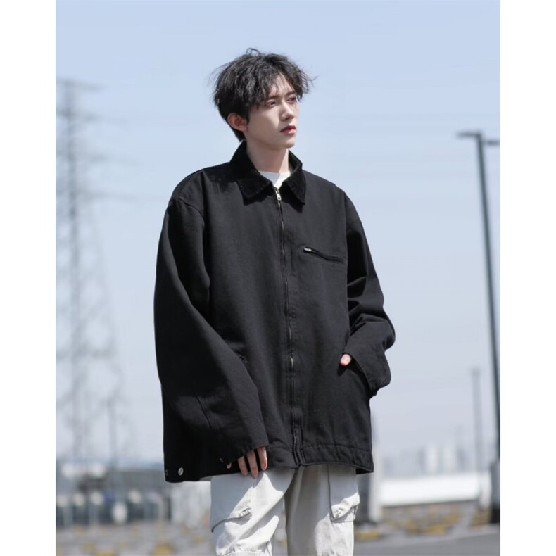 春秋痞帅外套潮牌港风韩版潮流宽松休闲夹克-WT025,男装夹克,星座1002-2