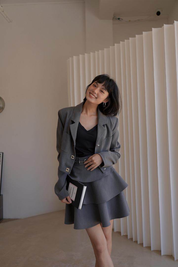 有趣的套装～不爱温柔就爱酷，女装职业装，GN