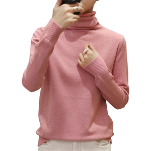 堆堆领打底衫女秋冬羊毛衫洋气亮丝长袖修身针织衫内搭高领毛衣图片