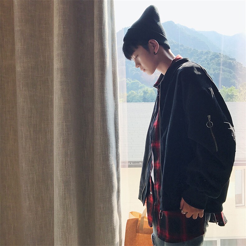 秋季港仔灯芯绒oversize圆环宽松夹克外套703-JK128-P65,男装夹克,星座703