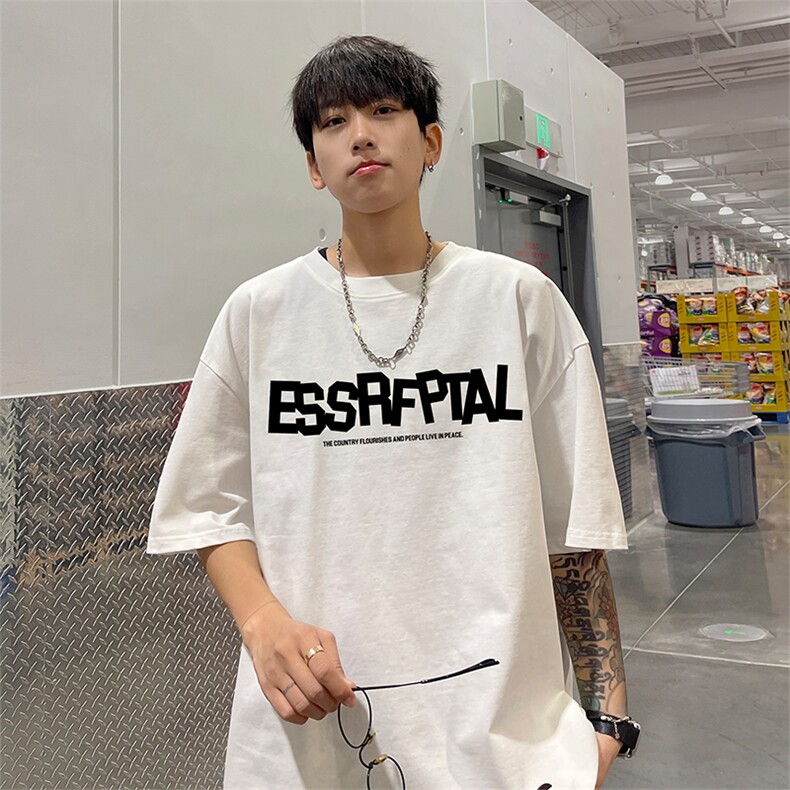 220克美式短袖t恤T2615得物有280克品质,男装T恤,电商A486